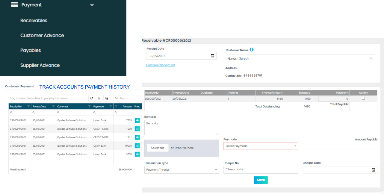 Receivable-Module